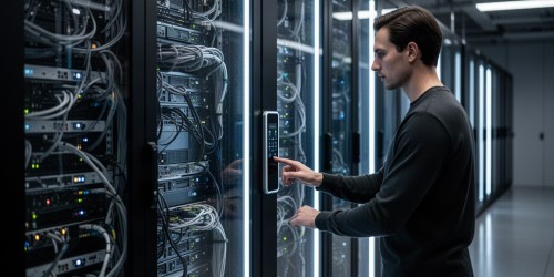 Como a segurança física em racks inteligentes previne falhas críticas de TI