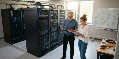 Como planejar a instalação de racks inteligentes em salas técnicas