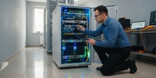 Como implementar um rack inteligente com segurança em salas técnicas