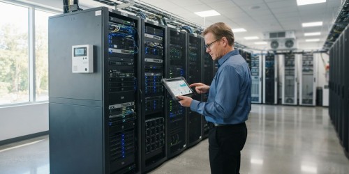 Como implementar um sistema eficiente de controle ambiental para racks de TI na sua empresa