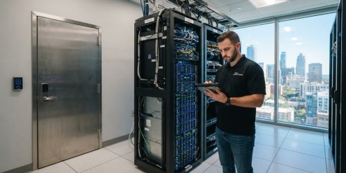 Como proteger salas técnicas contra acesso não autorizado?
