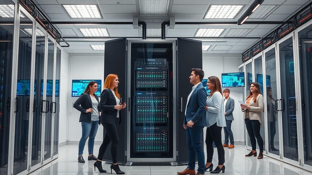Rack de Servidor com Controle de Acesso e Segurança Física