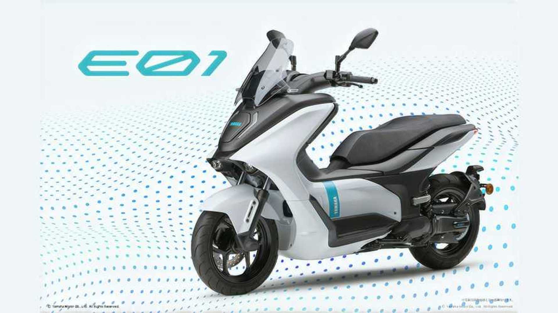 Maxi scooter elétrica Yamaha E01
