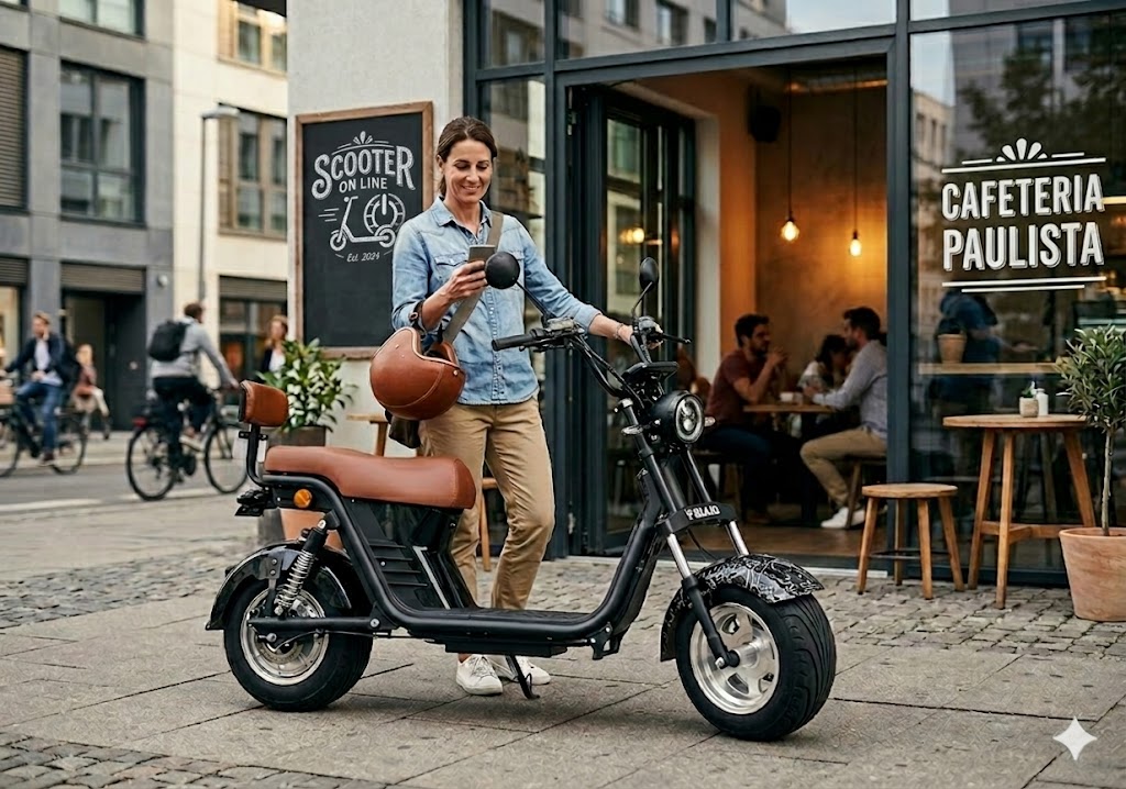 Scooter Elétrica com Pneu Largo: Quando Escolher?