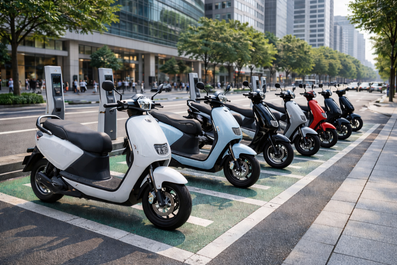 Scooter elétrico para trabalho e commute urbano