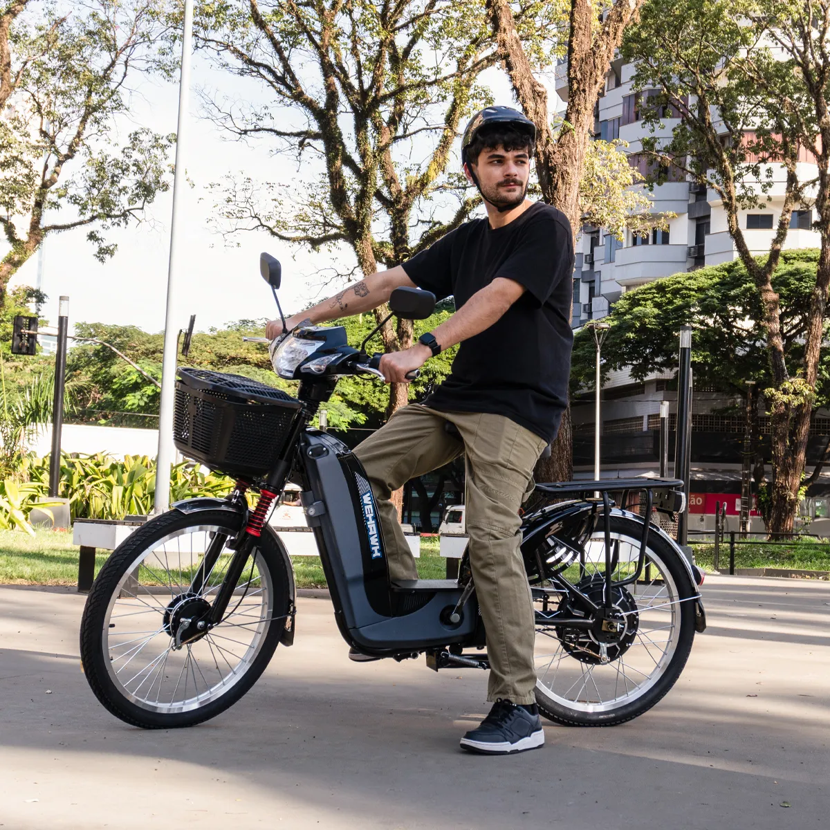 E-bike assistida para uso urbano