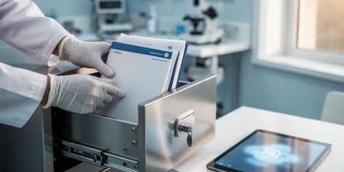 Quais cuidados protegem fichas clínicas veterinárias