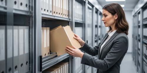 Quais documentos organizar em arquivos deslizantes no RH