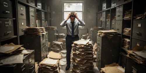 Erros que dificultam localizar dossiês de colaboradores