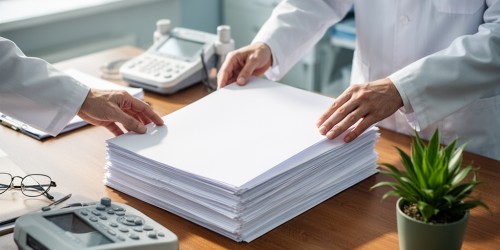 Quais cuidados ajudam a organizar prontuários médicos