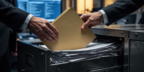 Quais documentos exigem arquivo confidencial
