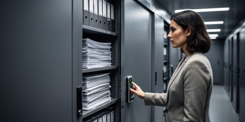 Como proteger documentos sigilosos em armários deslizantes