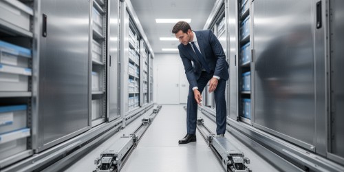 Como planejar arquivo deslizante para clínica com segurança