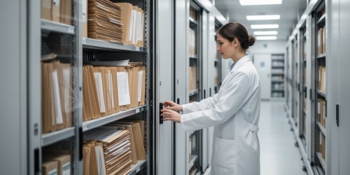 O que é arquivo deslizante para prontuários médicos