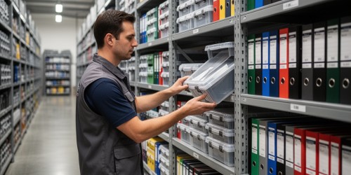 Como organizar documentos e manuais no almoxarifado técnico