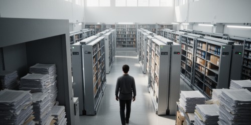 Como reduzir corredores lotados no arquivo central