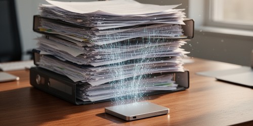 Como reduzir espaço no arquivo de processos licitatórios