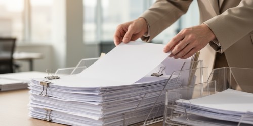 Como organizar documentos recebidos pelo setor de protocolo
