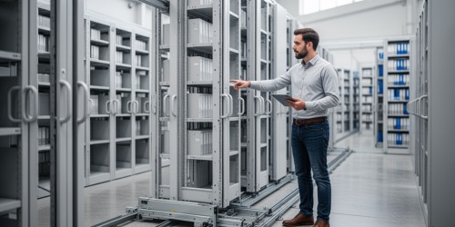 Como planejar um arquivo deslizante manual com segurança e capacidade