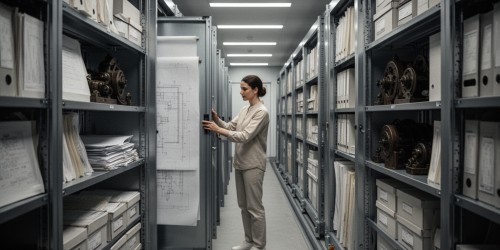 Como preservar acervos técnicos em armários deslizantes
