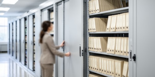 Quais documentos organizar em arquivos deslizantes em escolas