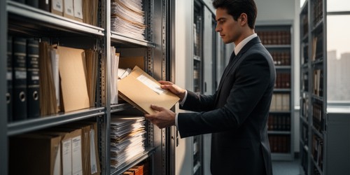 Quais documentos organizar em arquivos deslizantes na advocacia