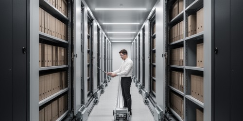 Como planejar um arquivo deslizante mecânico com segurança e capacidade