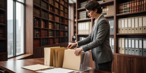 Como organizar livros e processos em uma biblioteca jurídica