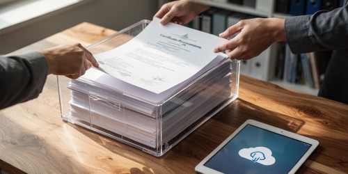 Como evitar perda de apostilas, listas e certificados