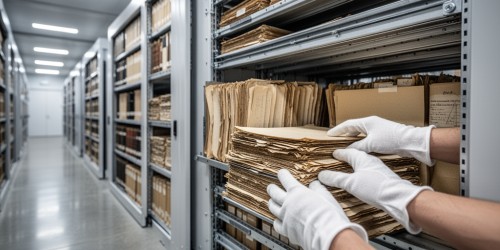 Quais documentos organizar em arquivos deslizantes em bibliotecas