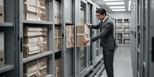 Quais documentos organizar em arquivos deslizantes em tribunais