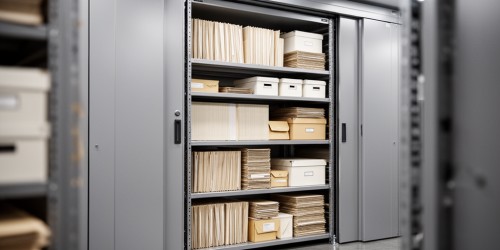 Quais documentos organizar em um armário compactador