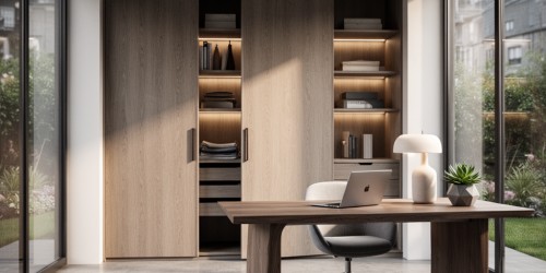 Como planejar o layout ideal com armário deslizante para escritório moderno
