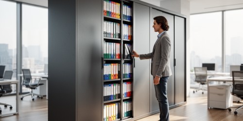 5 motivos para investir em arquivos deslizantes na organização do seu escritório