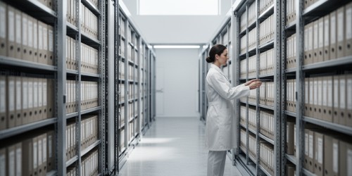 Saiba como eliminar a desordem em arquivos médicos com sistemas deslizantes