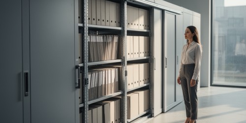 5 benefícios do arquivo deslizante para a organização de documentos em empresas
