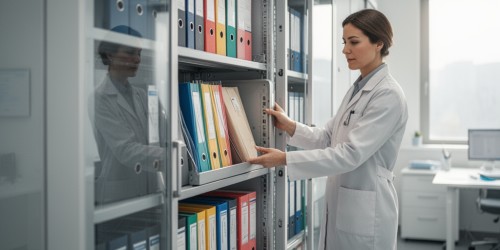 Por que clínicas escolhem o armário deslizante para organizar documentos médicos?