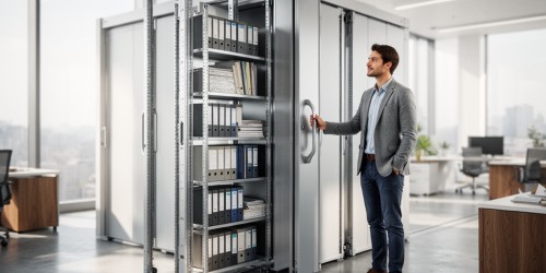 Como escolher e implementar o sistema de arquivo deslizante ideal para o seu escritório