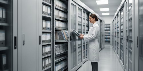Benefícios dos armários deslizantes na organização de prontuários médicos