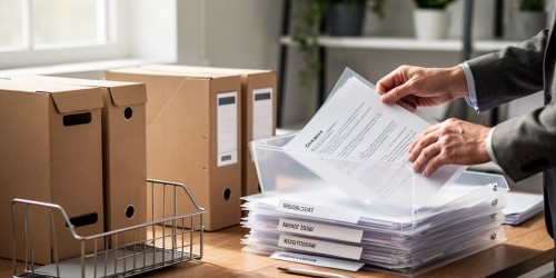 Como escolher soluções para organização de documentos com melhor custo-benefício