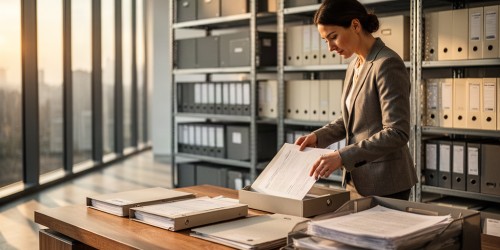 Como planejar o armazenamento para documentos institucionais em seu escritório