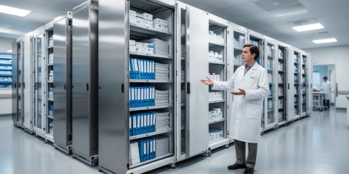 Otimização hospitalar: como ganhar espaço com arquivos deslizantes de alta densidade