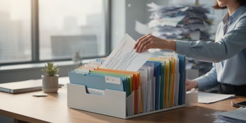 Como as soluções para organização de arquivos reduzem o tempo de busca por documentos