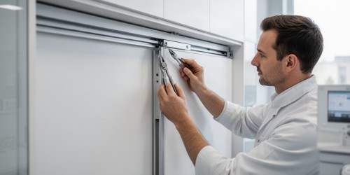 Guia prático para instalar armários deslizantes em clínicas e consultórios médicos