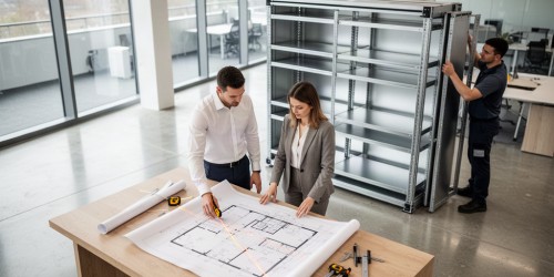 Como planejar a instalação de um arquivo deslizante com segurança em sua empresa