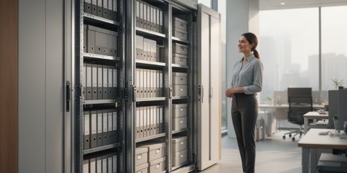 Como o arquivo deslizante transforma a organização de documentos em escritórios