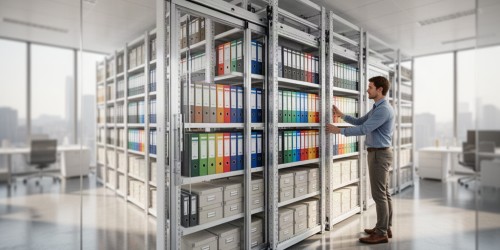 Por que investir em arquivo deslizante para escritórios corporativos?