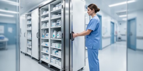5 motivos para substituir estantes convencionais por armários deslizantes em hospitais