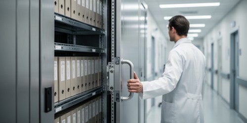Como o arquivo deslizante com segurança protege dados sensíveis em clínicas e hospitais