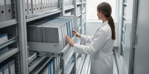 Como implementar um sistema de arquivo deslizante eficiente em clínicas e consultórios